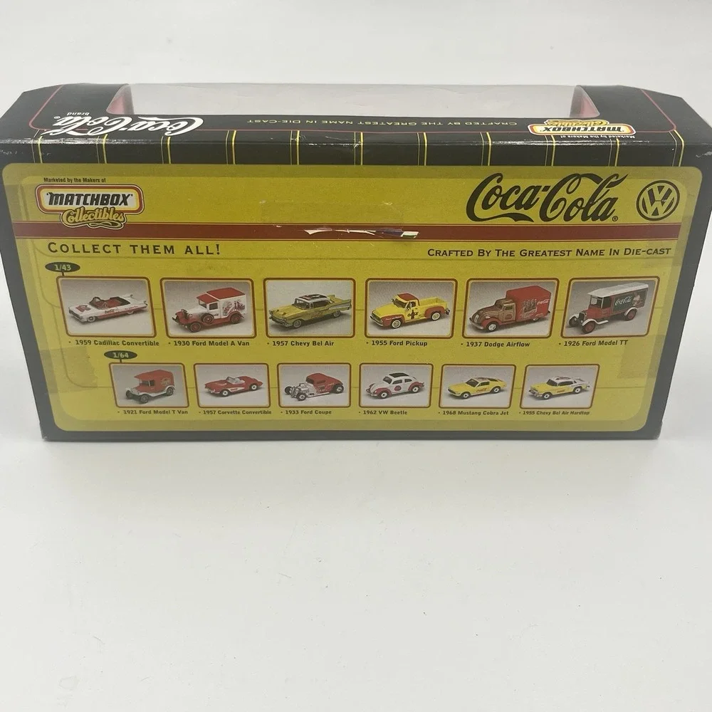 Matchbox 1:64 scale Coca-Cola series 1962 VW Beetle &‎ 1998 VW Concept 1